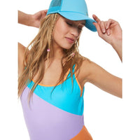 Roxy - COLORBLOCK PARTY ONE PIECE - BACHELOR BUTTON - Badeanzug