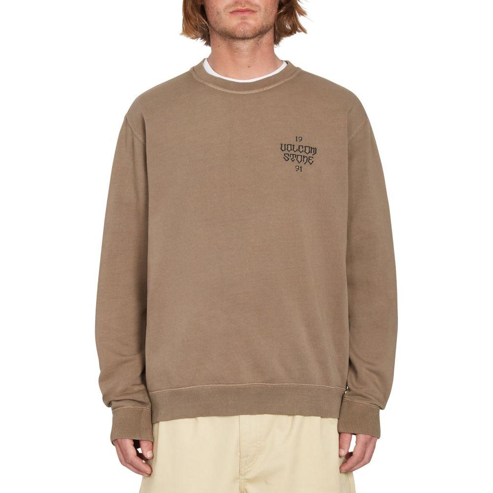 Volcom - COMPSTONE CREW FLEECE - MUD - Crew Sweater