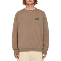 Volcom - COMPSTONE CREW FLEECE - MUD - Crew Sweater