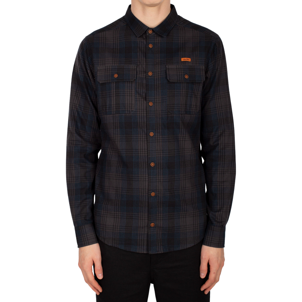 Iriedaily - Big Valle Shirt  - Black - Langarmhemd