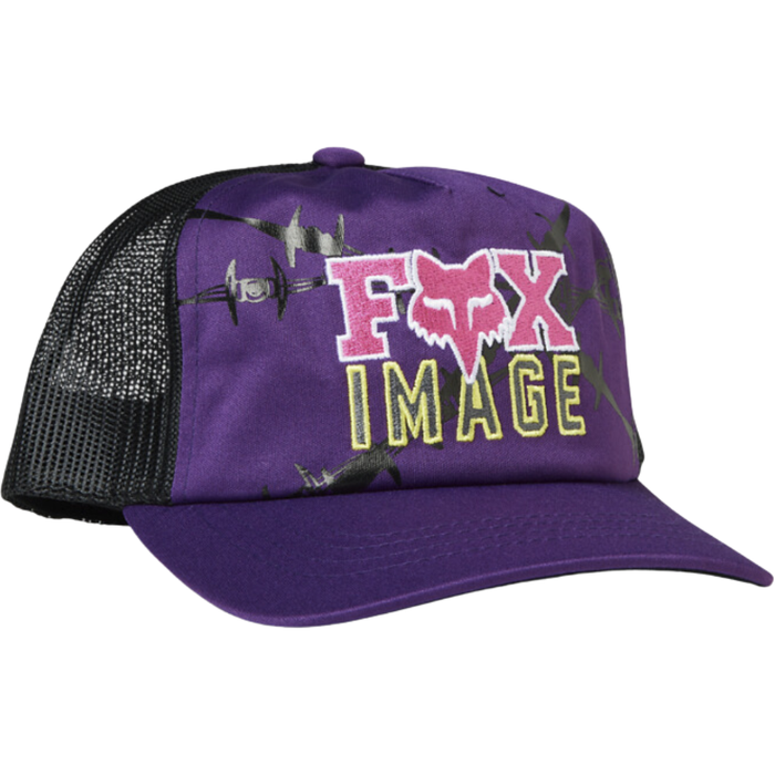 Fox - YTH BARB WIRE SNAPBACK HAT  - ULTRAVIOLET - Trucker Cap