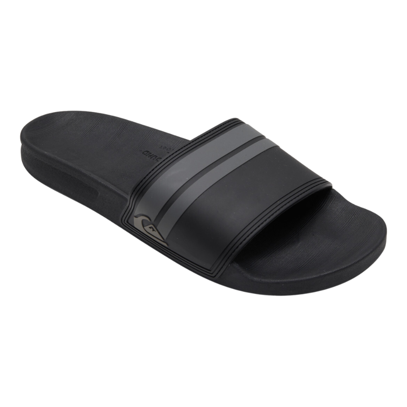 Quiksilver - Rivi Slide - Black/Black/Grey - Slide