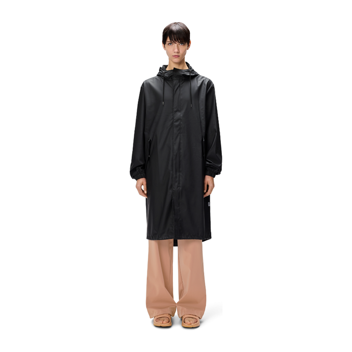 Rains - Fishtail Parka W3 - Black - Regenjacke