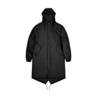 Rains - Fishtail Parka W3 - Black - Regenjacke