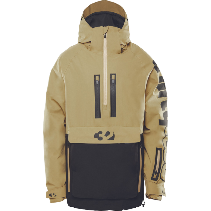 32 - LIGHT ANORAK - BLACK/TAN - Snowboardjacke