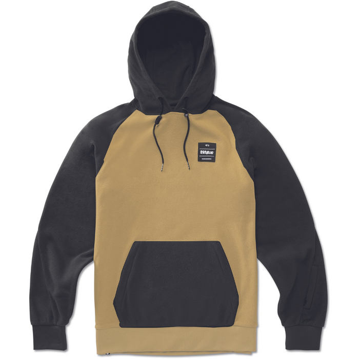 32 - REST STOP HOODIE - BLACK/TAN - Riderpulli