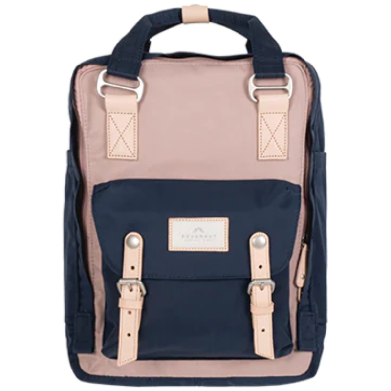 Doughnut - Macaroon Backpack - light pink x navy - Rucksack