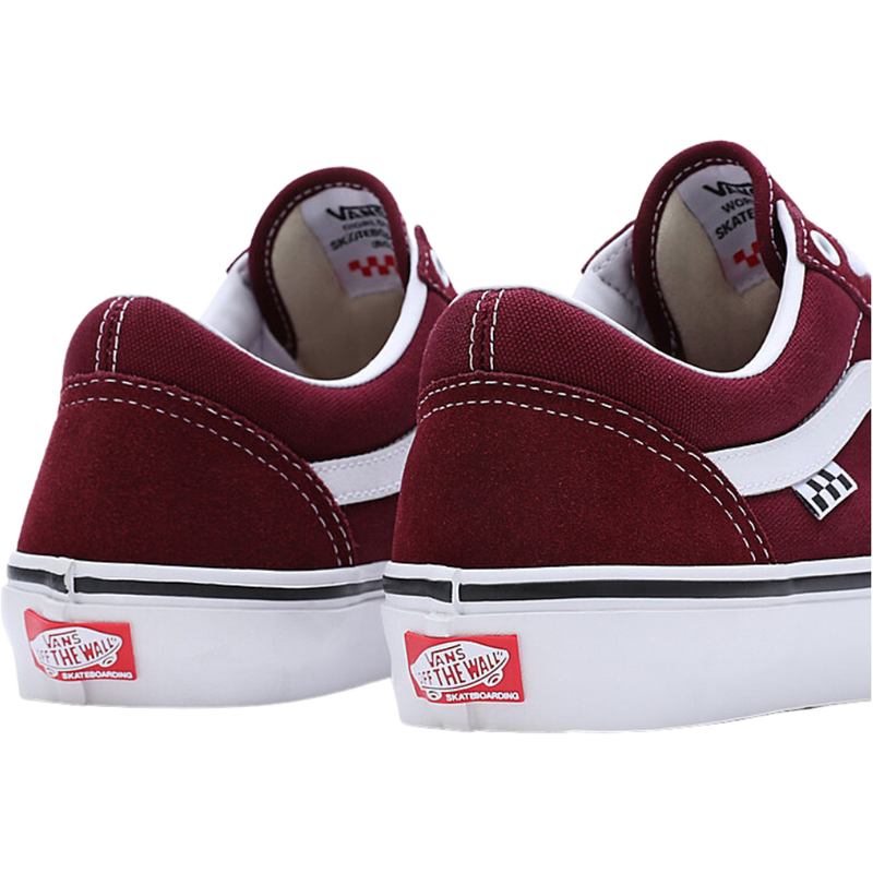 Vans - MN Skate Old Skool - PORT/TRUE WHITE - Skateschuh