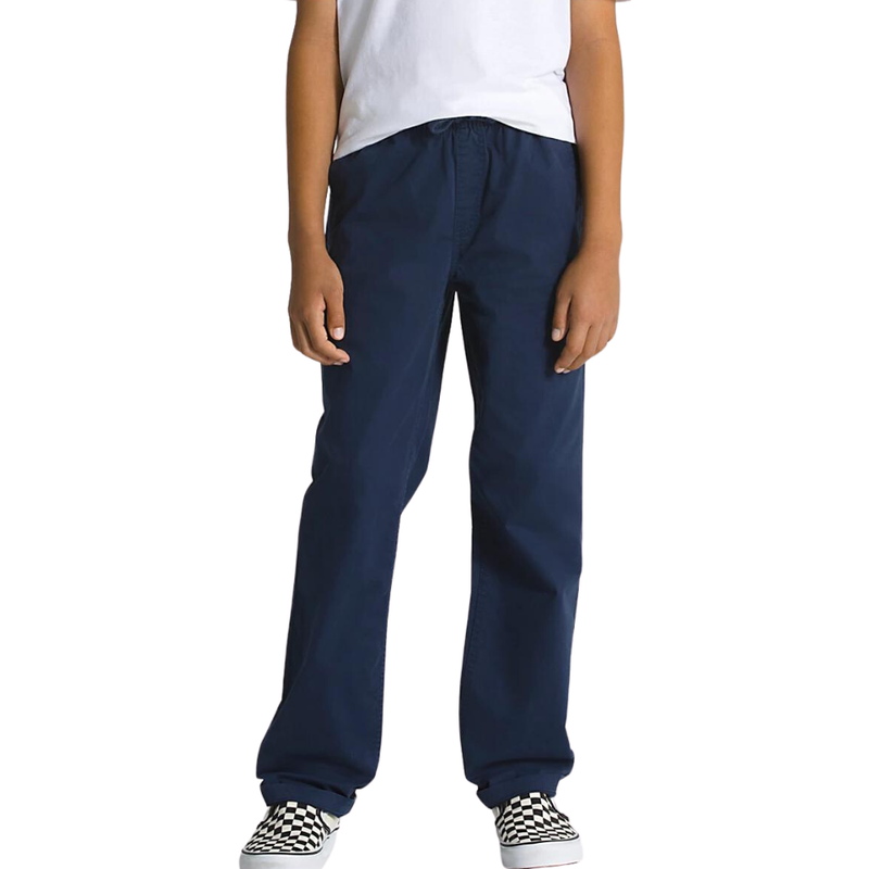 Vans - BY RANGE ELASTIC WAIST PANT BOYS - DRESS BLUES - Straight Fit Pant