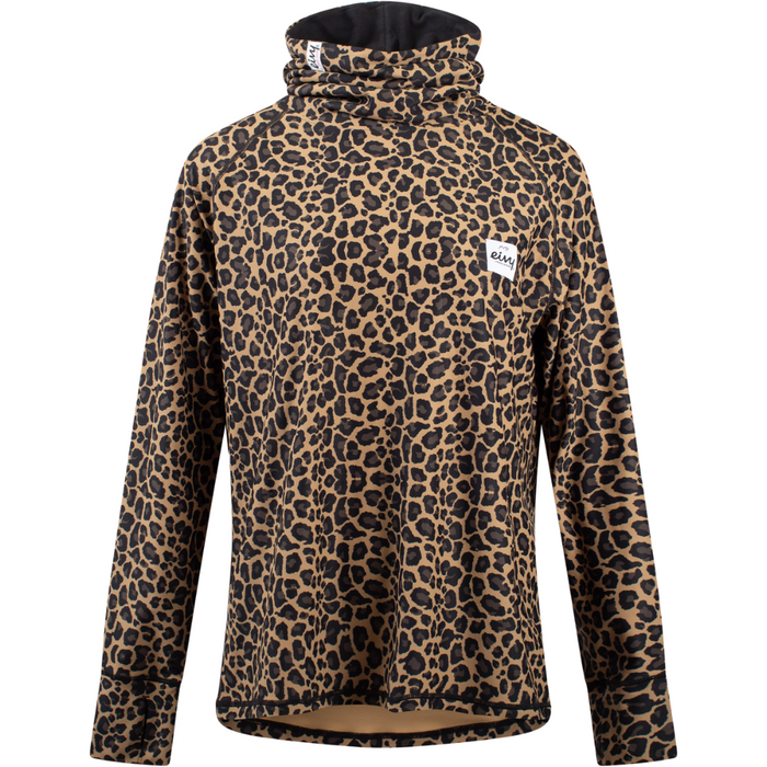 Eivy - Boyfriends Fit Gaiter Top - Leopard - Techshirt Langarm