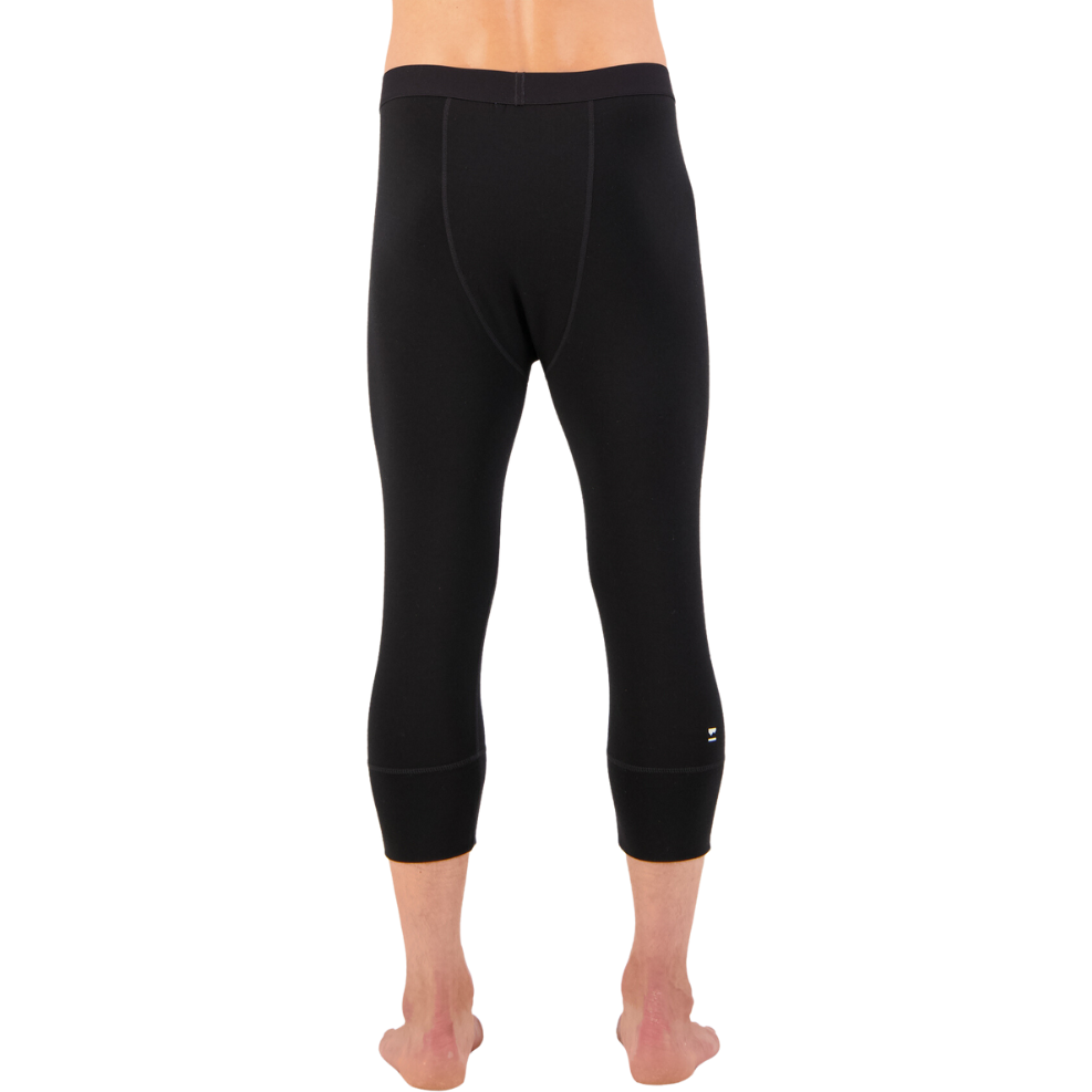 Mons Royale - Cascade Merino Flex 200 3/4 Legging - Black - Funktions Unterhose Kurz