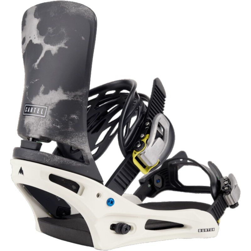 Burton - CARTEL - WHITE/GRPHIC - Snowboardbindung