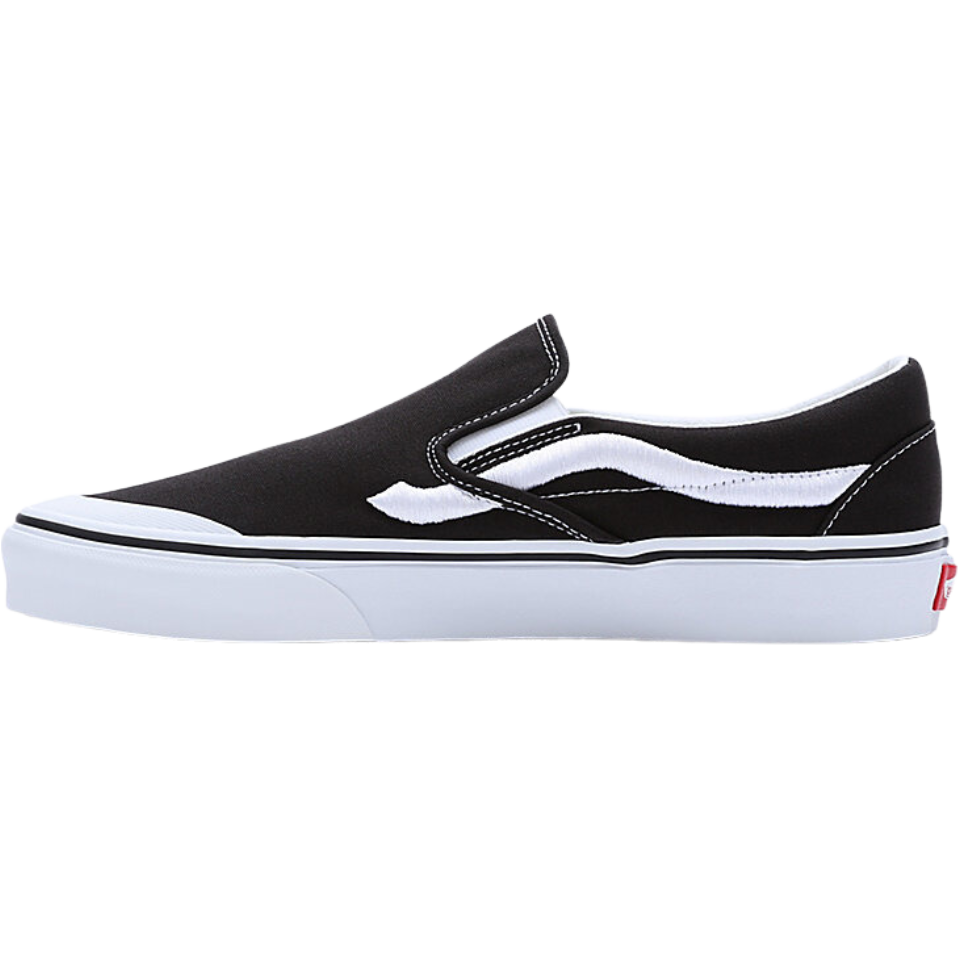 Vans - Classic Slip-On 138 - BLACK/TRUE WHITE - Slipper