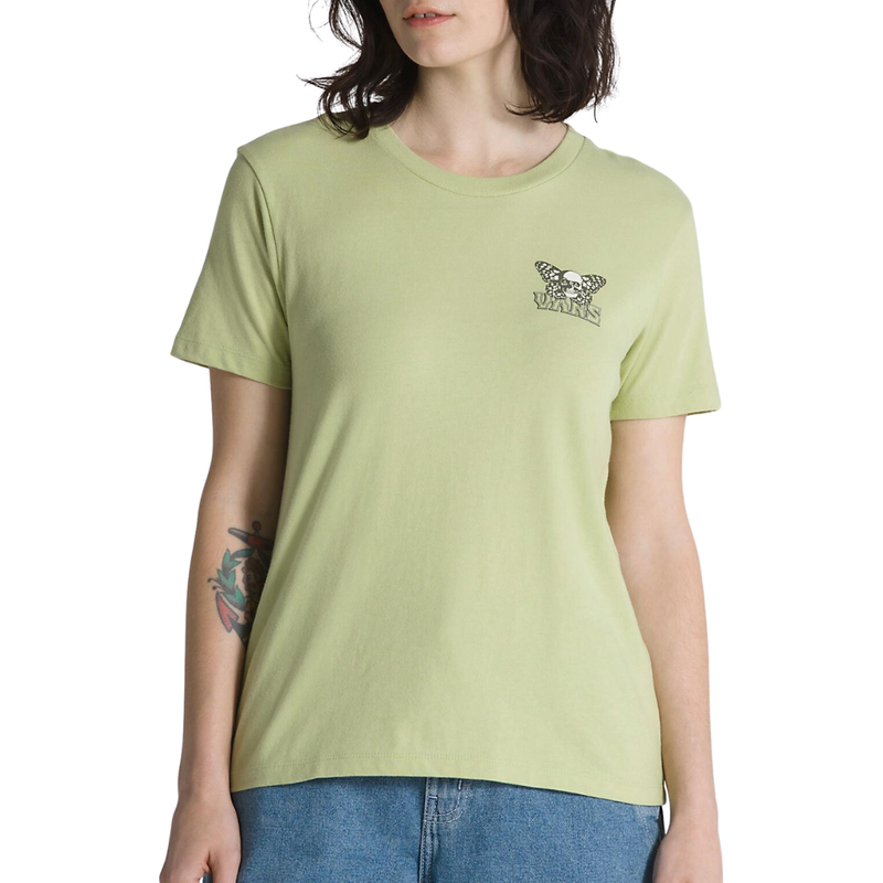 Vans - SKULLFLY CREW - WINTER PEAR - T-Shirt