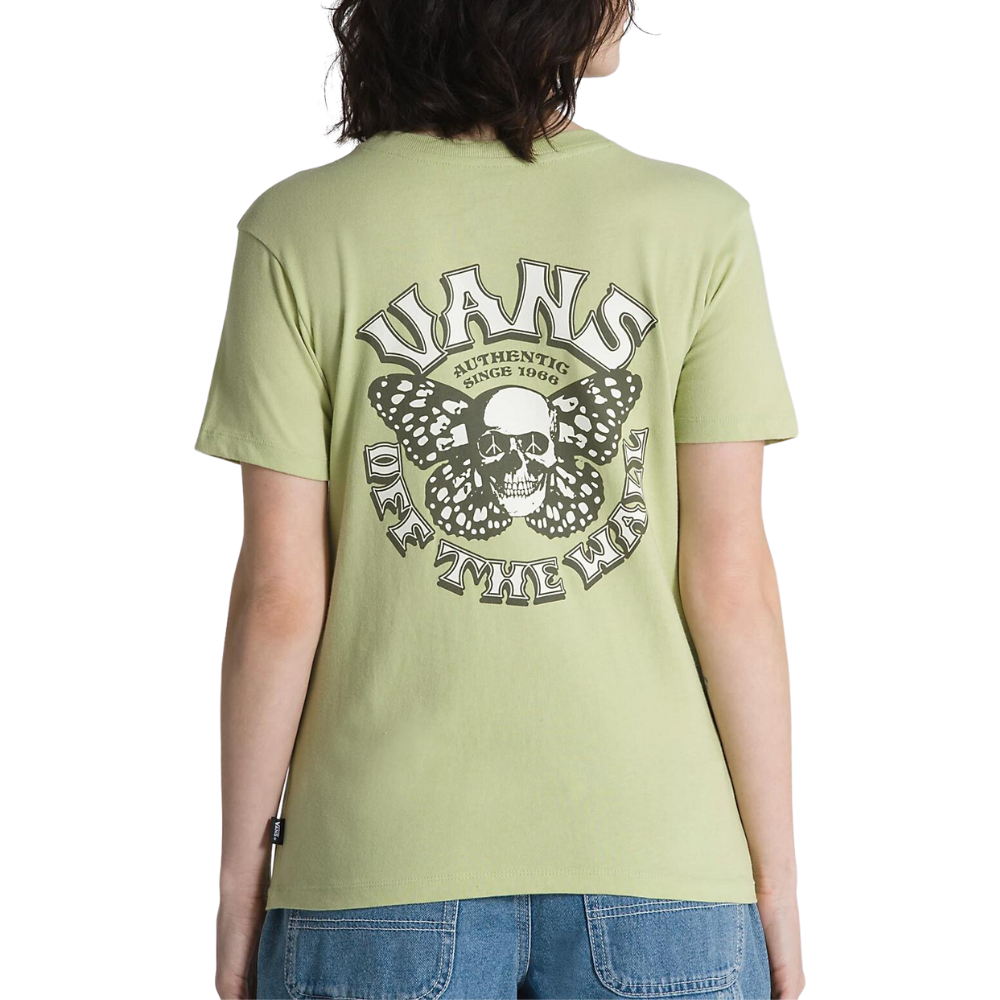 Vans - SKULLFLY CREW - WINTER PEAR - T-Shirt