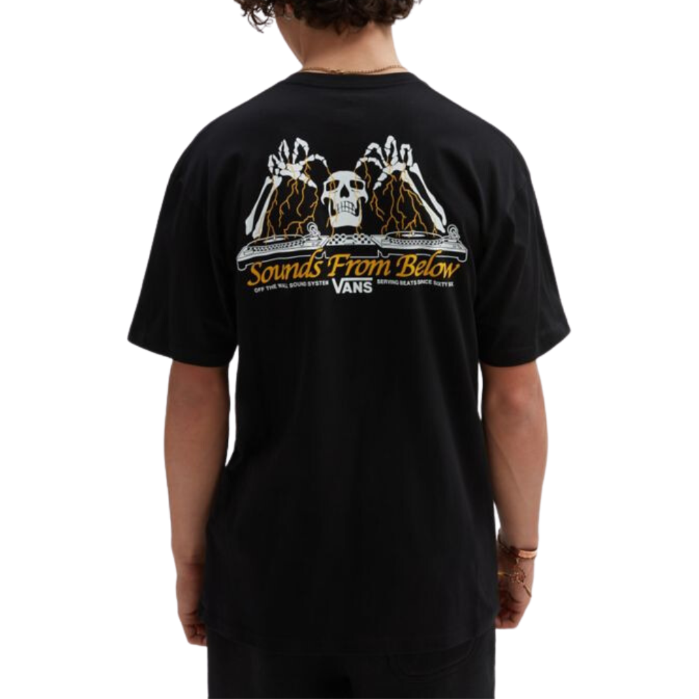 Vans - SOUNDS FROM BELOW SS TEE - BLACK - T-Shirt