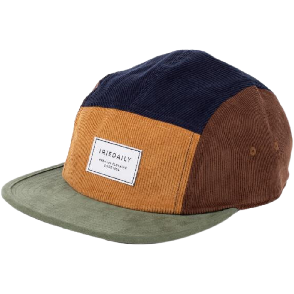 Iriedaily - Corvin 5 Panel Cap  - brown olive - Fitted Cap