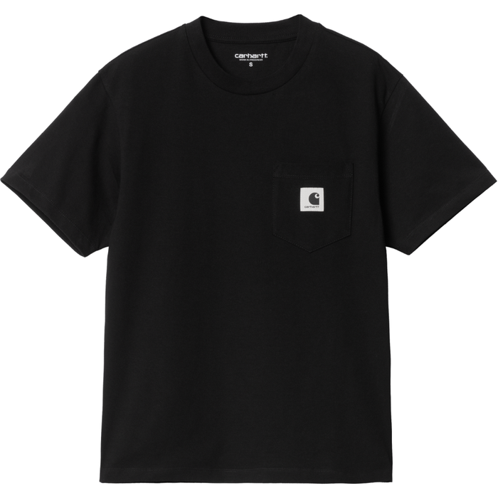 Carhartt - W S/S Pocket T-Shirt - Black - T-Shirt