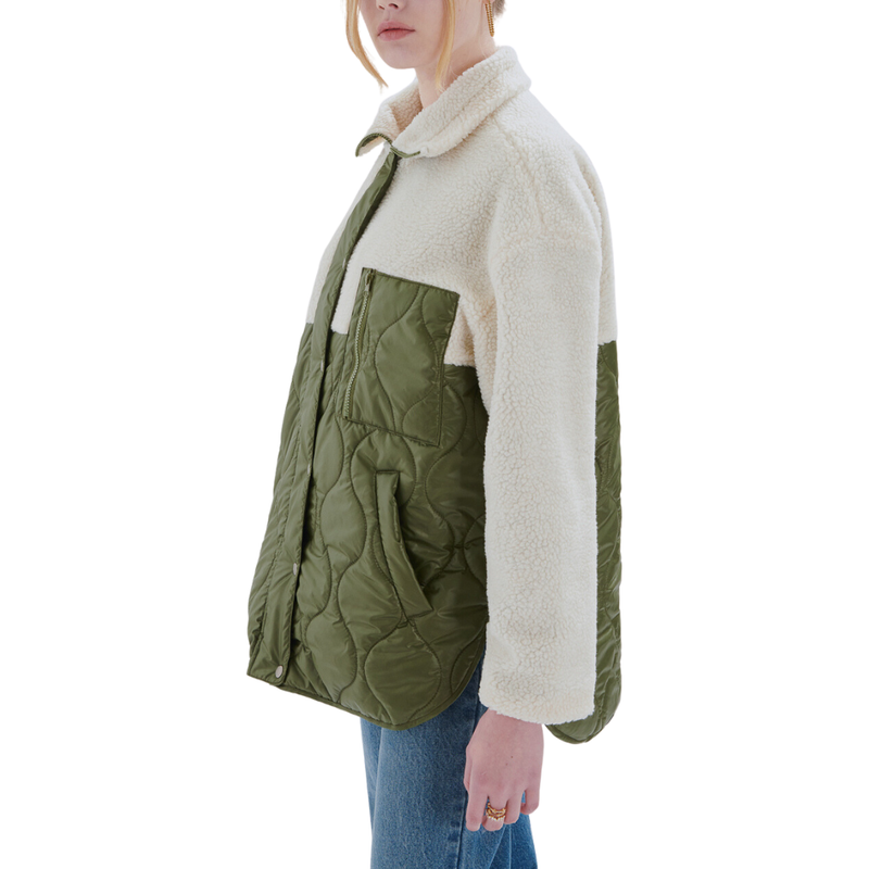 24 Colours - Jacket - olive - Fleece Jacke