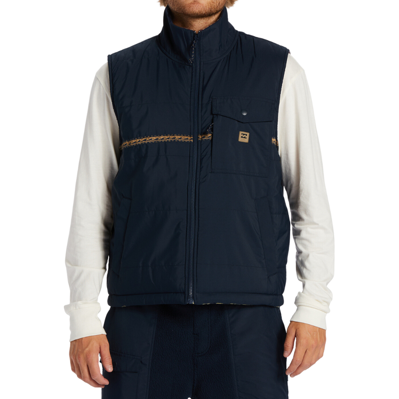 Billabong - TRAIL VEST - NAVY - Fleece Weste