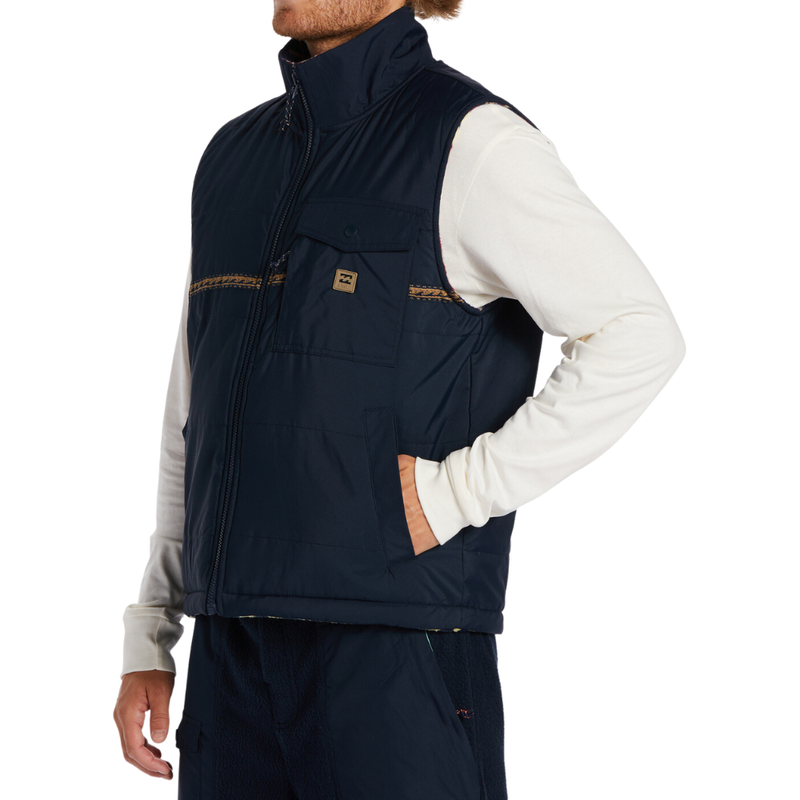 Billabong - TRAIL VEST - NAVY - Fleece Weste