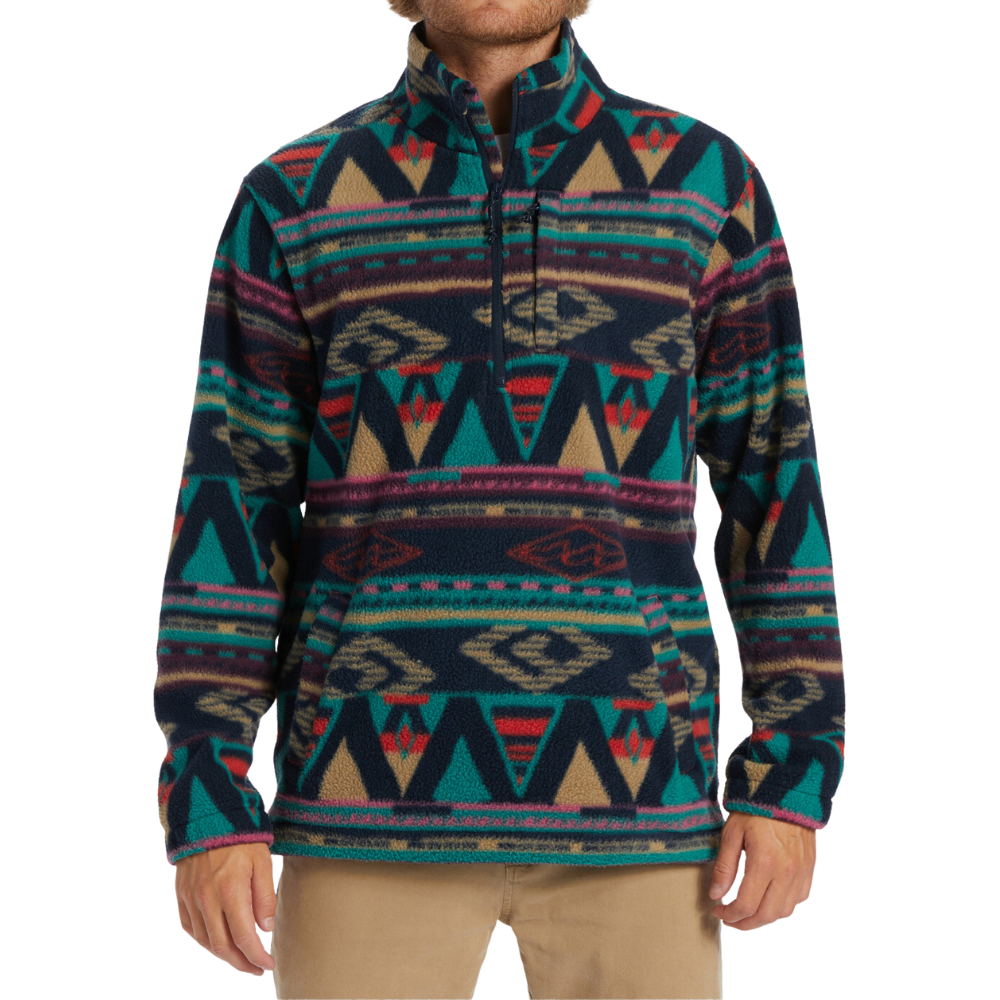 Billabong - BOUNDARY MOCK NECK - NAVY - Fleece Sweater