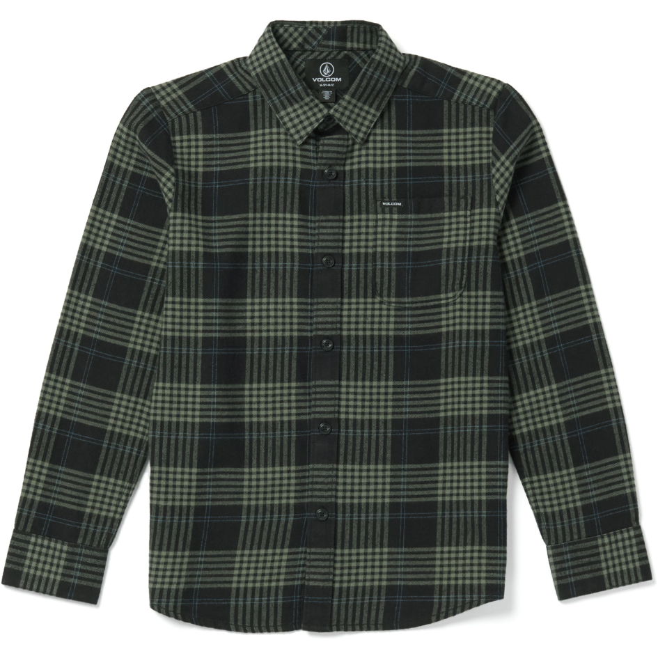 Volcom - CADEN PLAID LS - BLACK - Langarmhemd