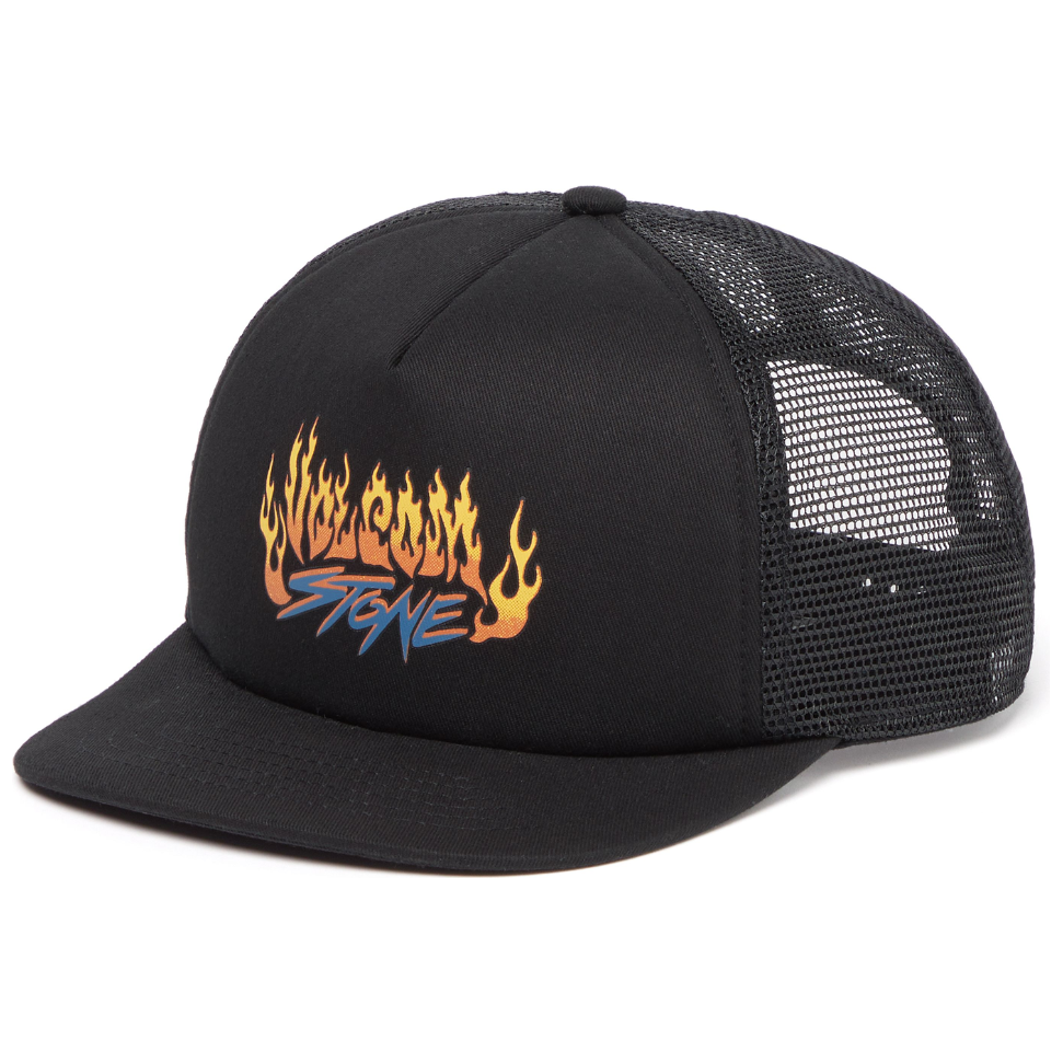 Volcom - TRUX CHEESE HAT - BLACK - Trucker Cap