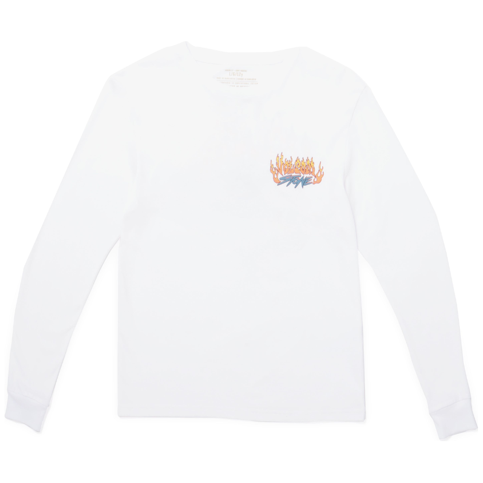 Volcom - TRUX LST - WHITE - T-Shirt Langarm