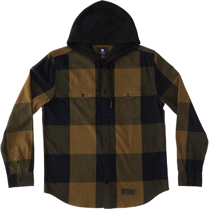 DC - RUCKUS  WVTP  - CAPERS/BLACK PLAID - Langarmhemd