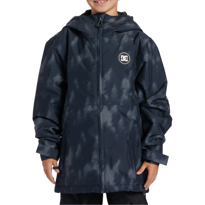 DC - BASIS PRINT  SNJT  - BLACK TREE RUNS - Snowboardjacke