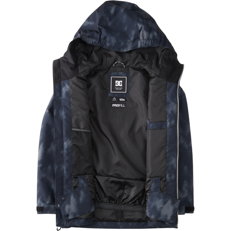 DC - BASIS PRINT  SNJT  - BLACK TREE RUNS - Snowboardjacke