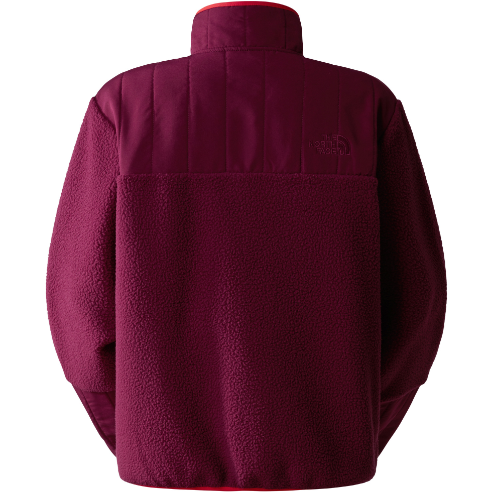 The North Face - W CRAGMONT FLEECE 1/4 SNAP - BOYSENBERRY/FIERY RED - 2nd Layer Fleece