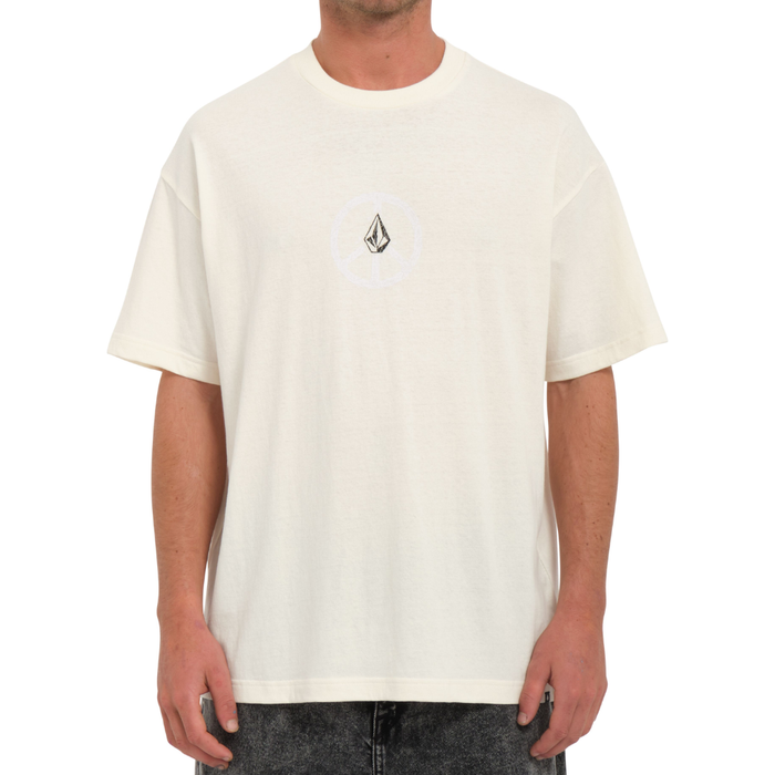 Volcom - BREAKPEACE LSE SST - DIRTY WHITE - T-Shirt