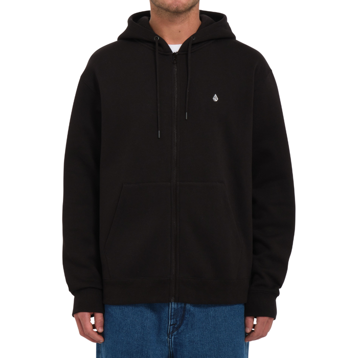 Volcom - SINGLE STONE ZIP - BLACK - Zip Hoodie