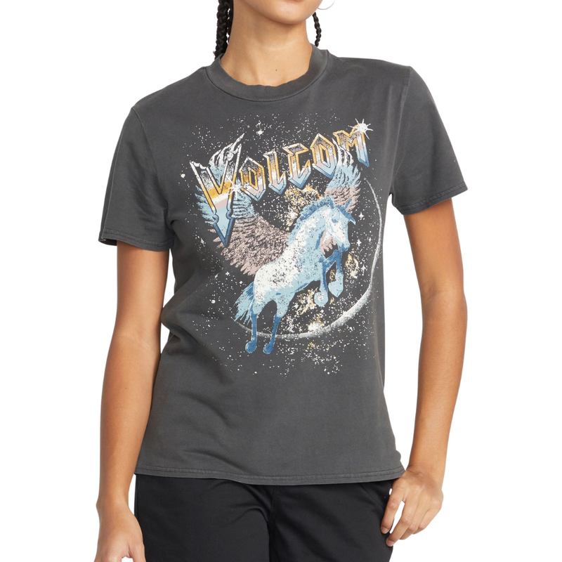 Volcom - LOCK IT UP TEE - BLACK - T-Shirt