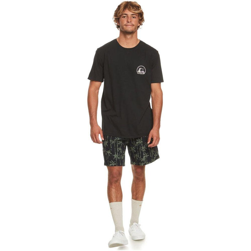 Quiksilver - CLEANCIRCLE  - BLACK - T-Shirt