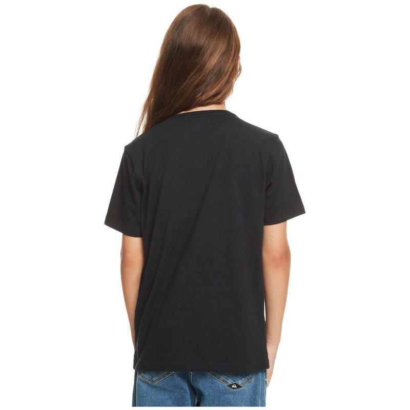 Quiksilver - THELANDDOWNUNDE  - BLACK - T-Shirt