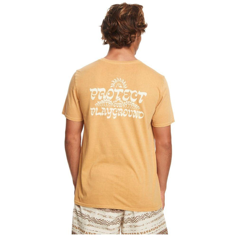 Quiksilver - EARTHYTYPE  - MUSTARD - T-Shirt