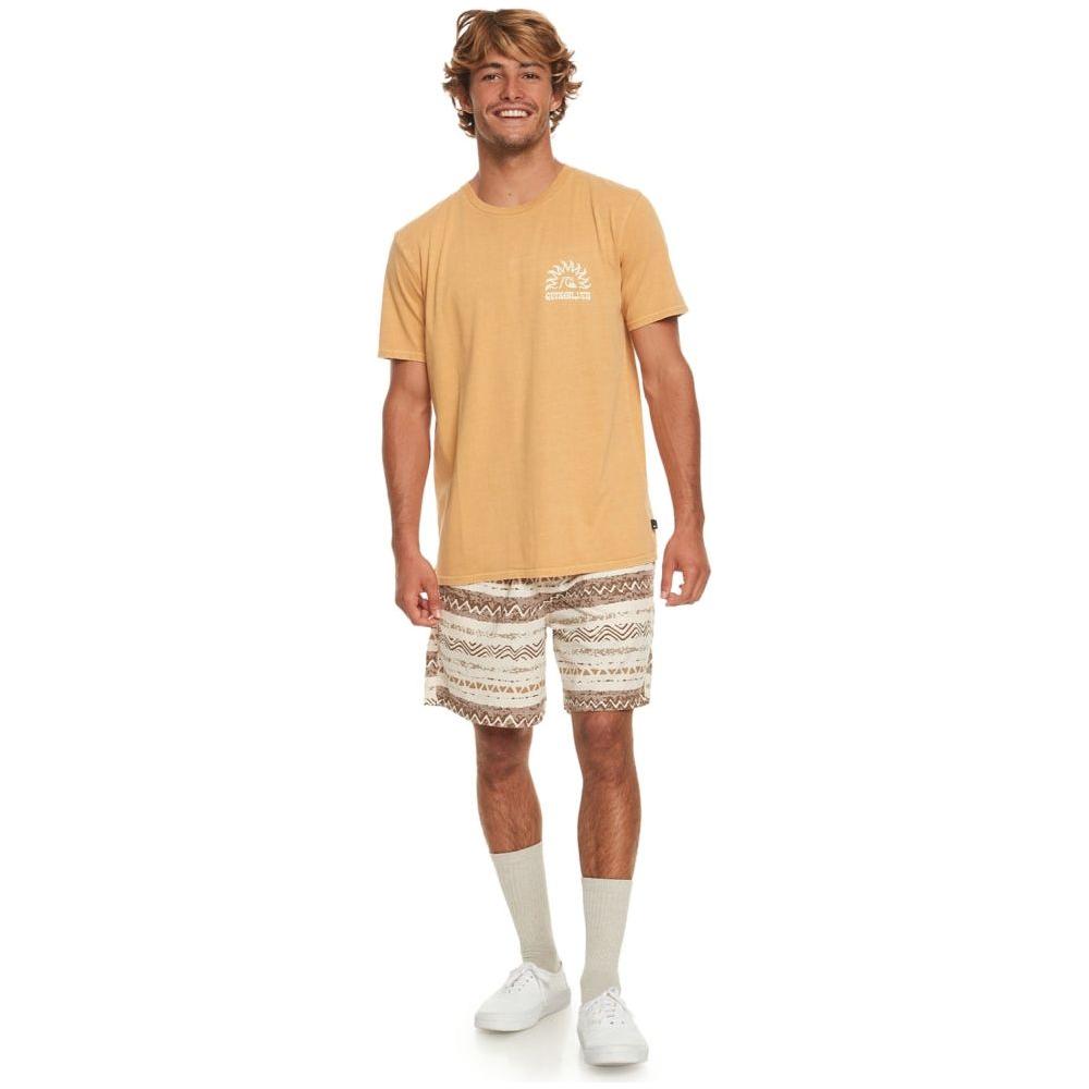 Quiksilver - EARTHYTYPE  - MUSTARD - T-Shirt