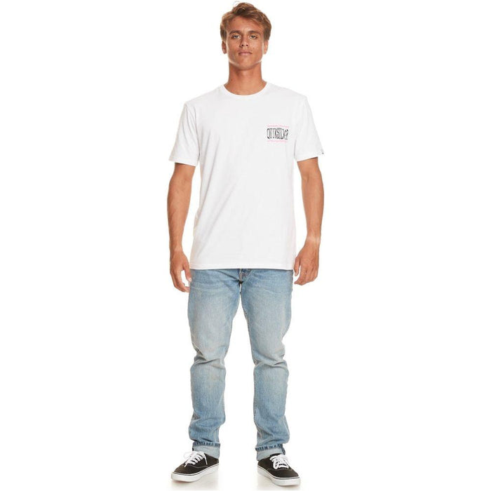 Quiksilver - TAKINGROOTSSS  - WHITE - T-Shirt