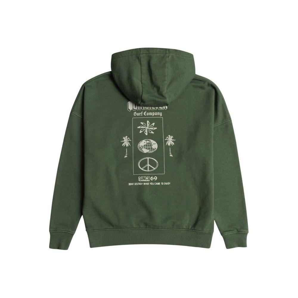 Quiksilver - UNI OVERSIZED - GREENER PASTURES - Kapuzenpulli