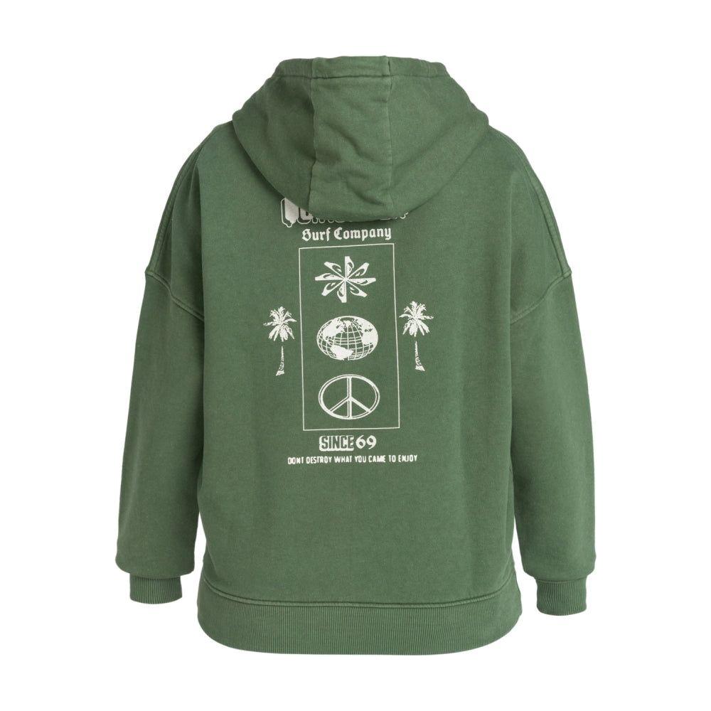 Quiksilver - UNI OVERSIZED - GREENER PASTURES - Kapuzenpulli