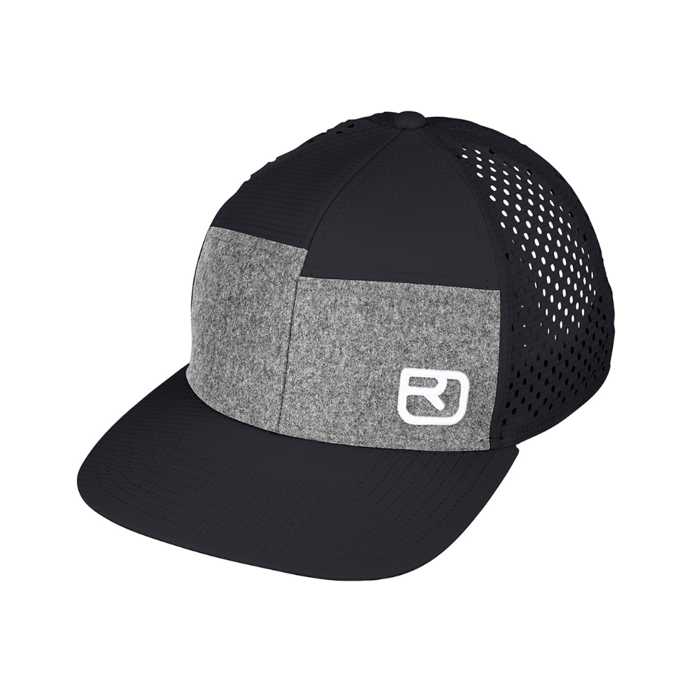 Ortovox - Logo Air Trucker Cap - Black Raven - Trucker Cap