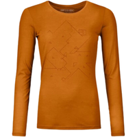 Ortovox - 185 MERINO TANGRAM LS W - sly fox - Outdoor-Shirt Langarm