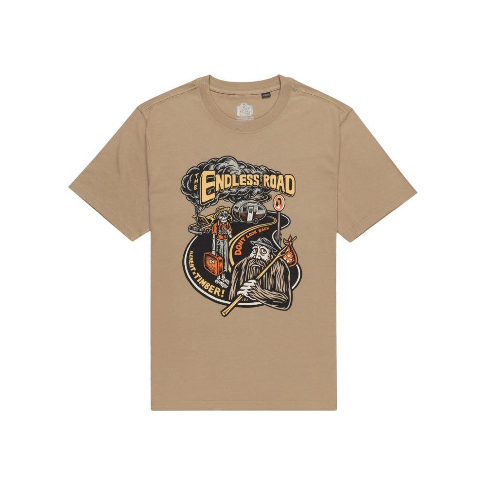 Element - TIMBER BREAKDOWN SS - KHAKI - T-Shirt