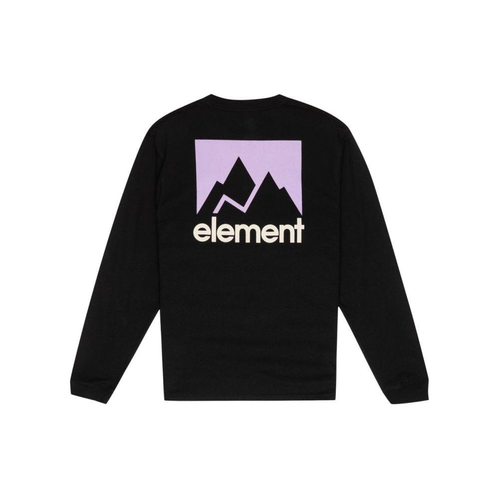 Element - JOINT 2.0 LS - FLINT BLACK - T-Shirt Langarm