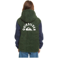 Quiksilver - POPCORN ZIP - GREENER PASTURES - Fleece Jacke