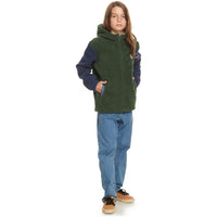 Quiksilver - POPCORN ZIP - GREENER PASTURES - Fleece Jacke