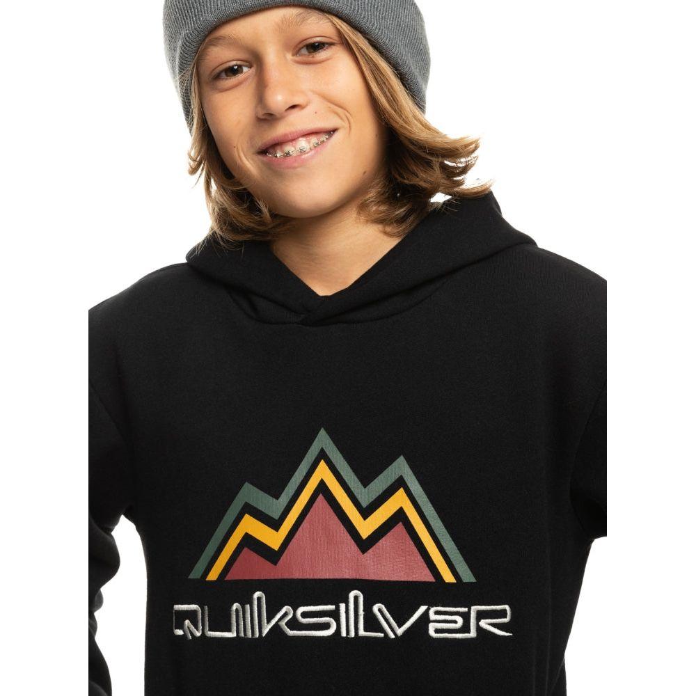 Quiksilver - BIG LOGO - TRUE BLACK - Kapuzenpulli